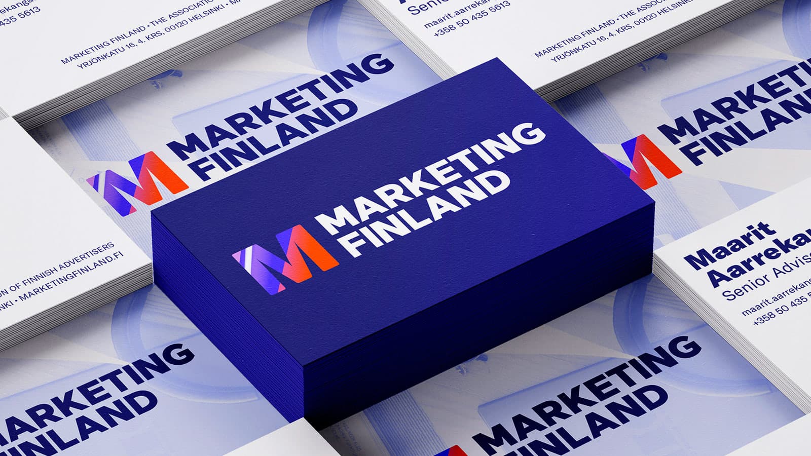 Marketing Finland business cards