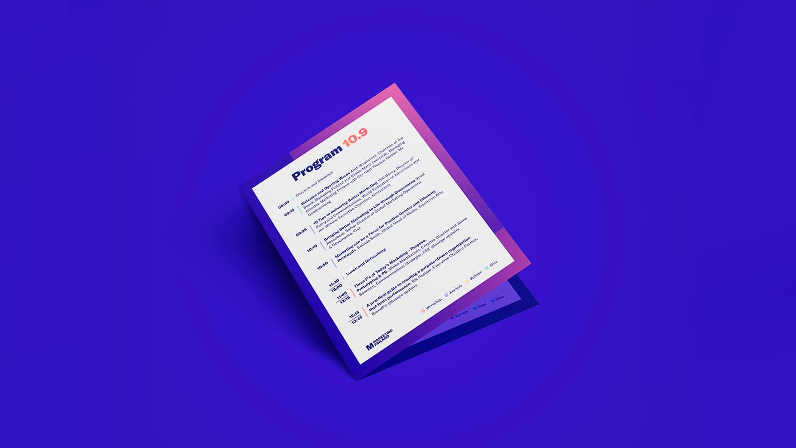 Marketing Finland pamphlet